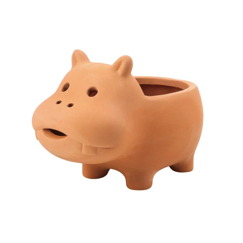 

GREEN HOUSE Animal Terracotta S Hippopotamus Brown 4979-HI