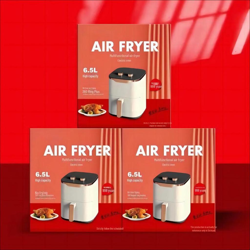 8L Large-Capacity Multifunctional Oil-Free Smokeless Electric Air Fryer for Home