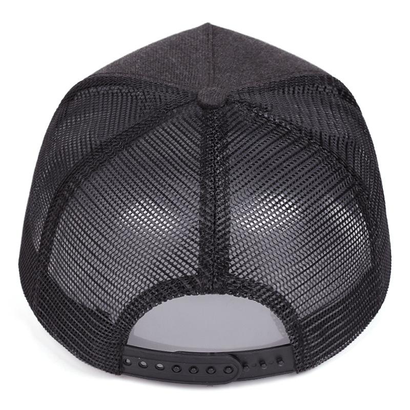 Summer Mesh Baseball Cap Women Men Three-Dimensional Letter Patch Snapback Hat Casual Breathable Unisex Street Hip Hop Trucker