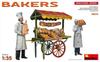 Miniart Scale Bakery Set with 2 Plastic MA38074 1/35 Figures, Model,