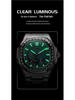Durenwei Men's Luminous Nautilus Automatic Waterproof Watch with Transparent Skeleton Design