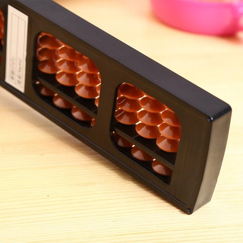 17 Digits Abacus Soroban Beads Column Traditional Math Learning Tool for Kids School Education