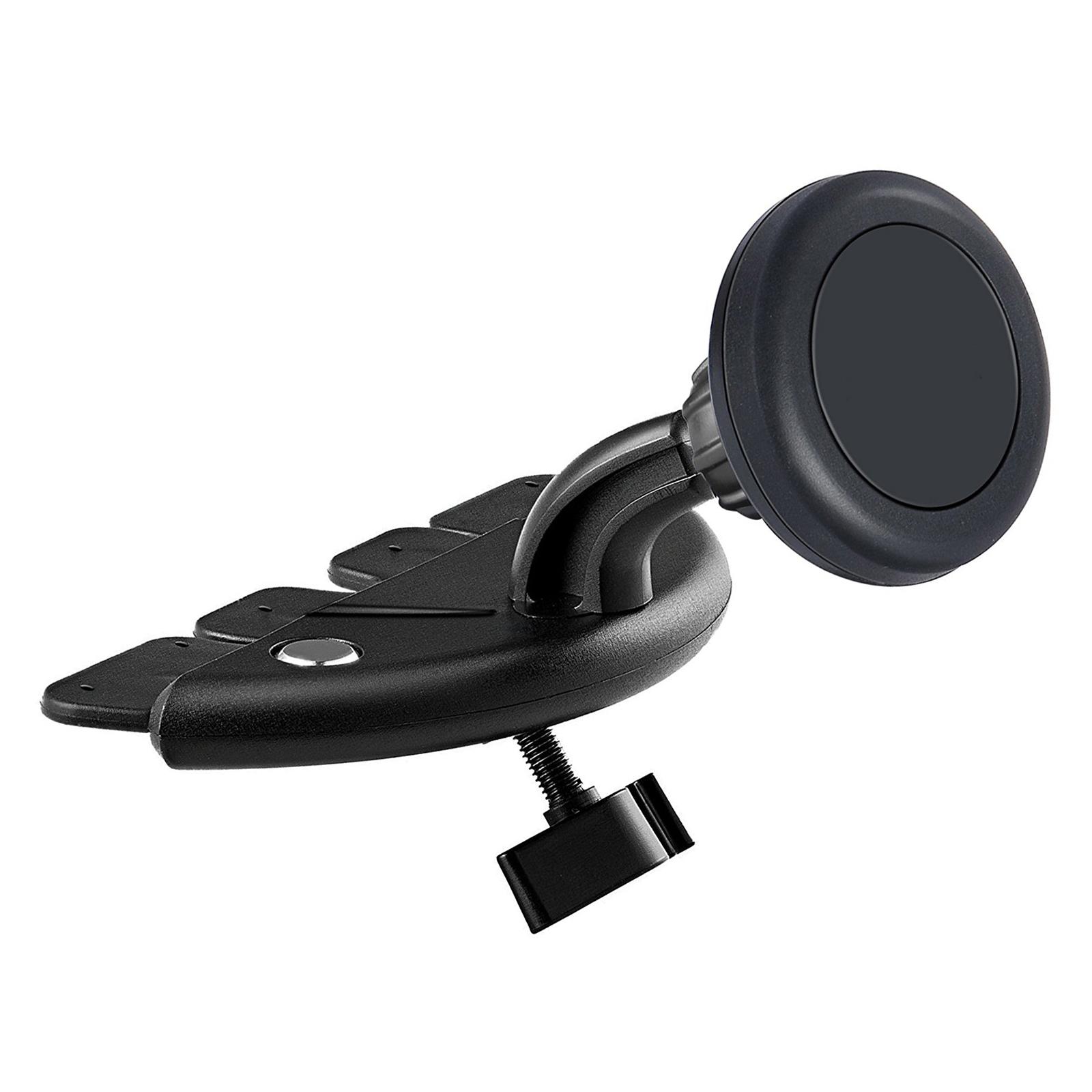 

Strong Magnetic Navigation Mount for CDs Slot Plastic Construction Safe Driving Unobstructed View Universal 1