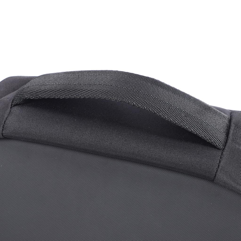 Backpack with USB Charging Port Black Water Resistant Anti Theft Password Lock Storage Backpack for Satellite Accessories Laptop