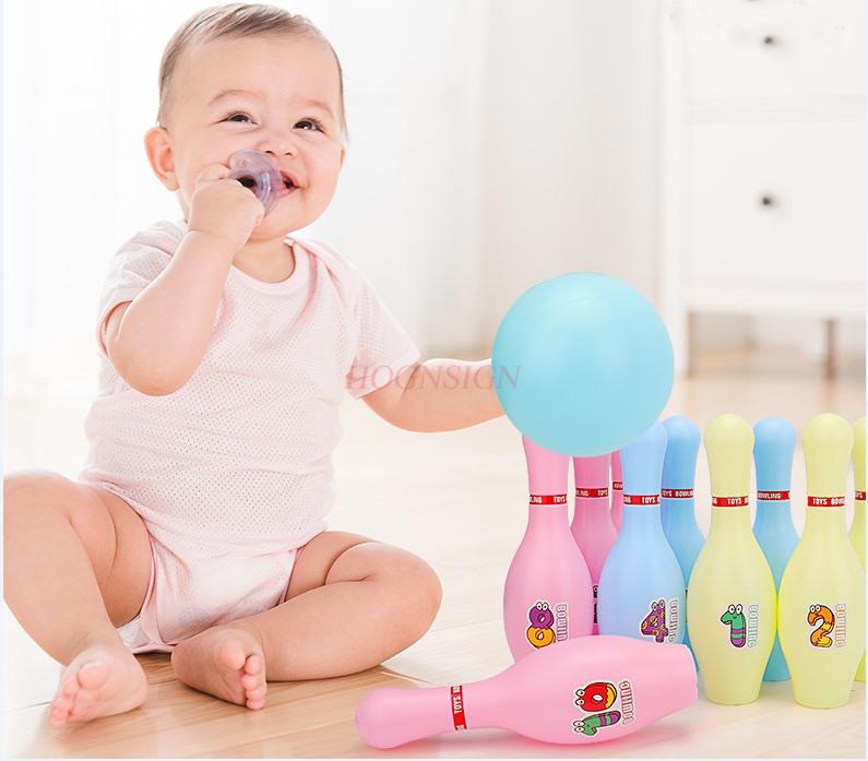 Bowling Ball Toys Children'S Tactile Ball Sensory Training Plastic Ball Indoor Home Parent-Child Sports
