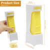 Butter Slicer One Click Stick with Stainless Steel Blade Butter Cutter Dispenser and Storage Case for Cheese Splitter