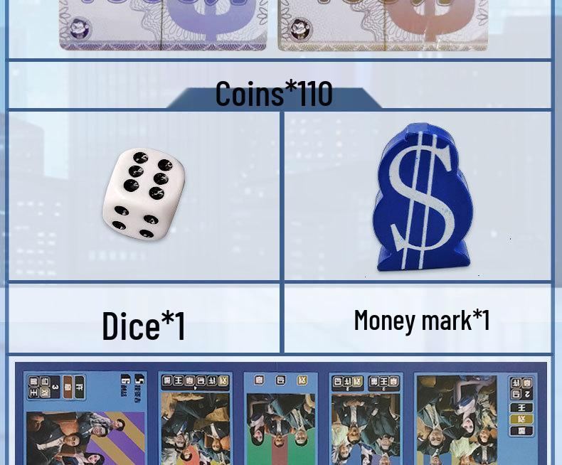 Big Boss Tabletop Game: Chinese Style Adult Casual Negotiation & Trash Talk Card Game