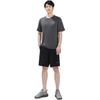 Anta Running Series Solid Color Logo Round Neck Short Sleeve T-Shirt Men Tops Black 152325114-4