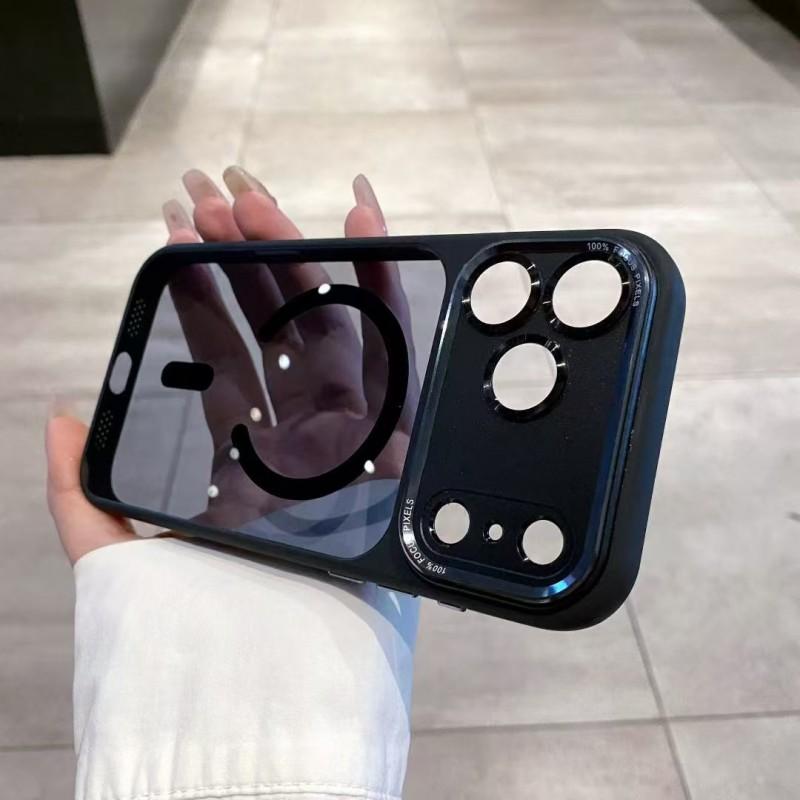 Metal Camera Lens Protector Case With AI Button IPhone 17 Pro Max 16 15 14 Full Coverage Shockproof