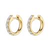 Gold Filled Silver Color Hoop Earrings For Women Stud Earring Zircon Piercing Drop Earings Personalized Jewelry Wholesale