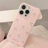 Artistic Pink Bow Phone Case Suitable for Apple Phones