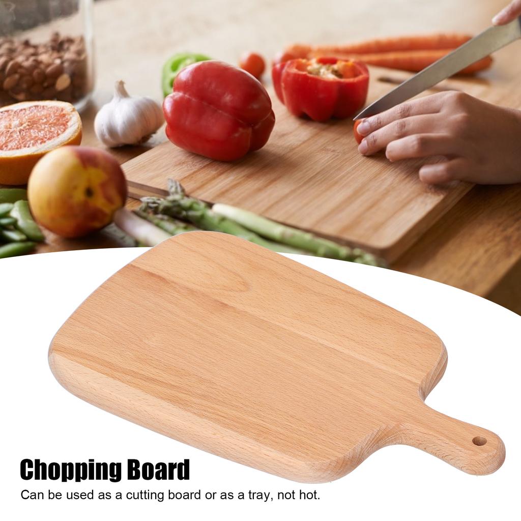 Beech Cutting Board Barbecue Pizza Bread Vegetable Fruit Wooden Chopping Board