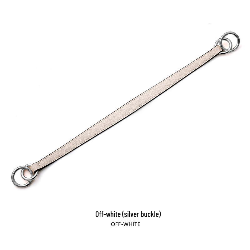 Litschi-Narben-Handtaschenriemen: Einzelschulter & Doppelring-Hardware
