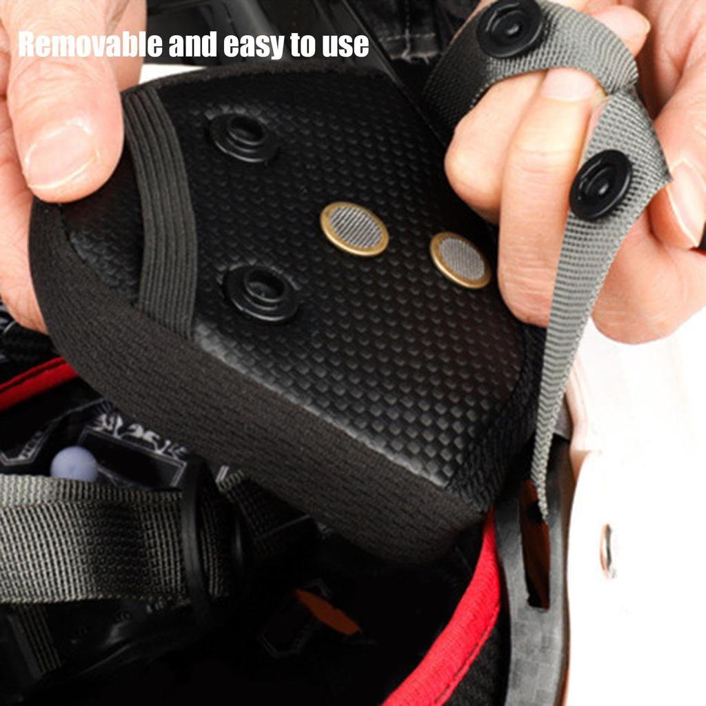 Motorcycle Ear Warmer Pads - Motorcycle Ear Pad Covers, Removable Ear Wind Blocker, Cycling