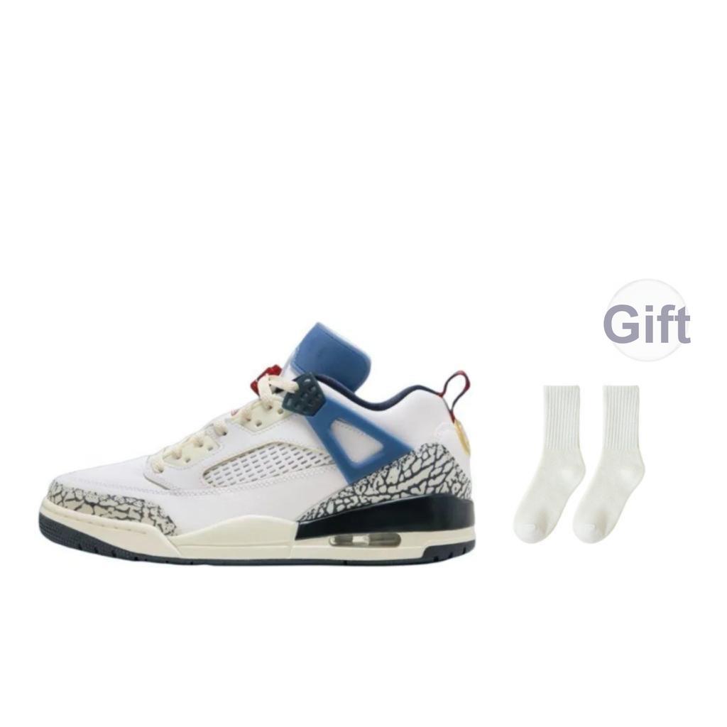 Air Jordan Spizike Low Motion Pack Unisex Sneakers Cream White Armory-Navy HM3712-164