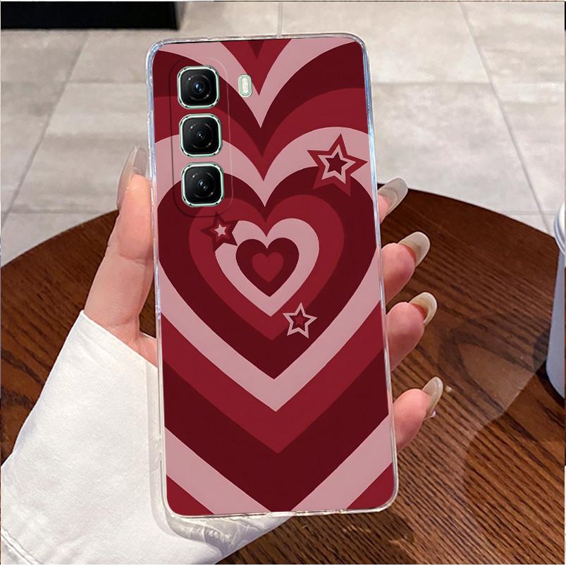 

For Infinix Hot 50 Pro Plus Phone Case Lovely Cat Rabbit Pattern Bumper For Infinix Hot50 4G 5G Soft Clear Silicone Back Cover Hot 50 5G-X6720