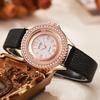 Light Luxury Rhinestone Women'S Watch, Female Student Fashion Simple Round Quartz Watch Women'S Watch