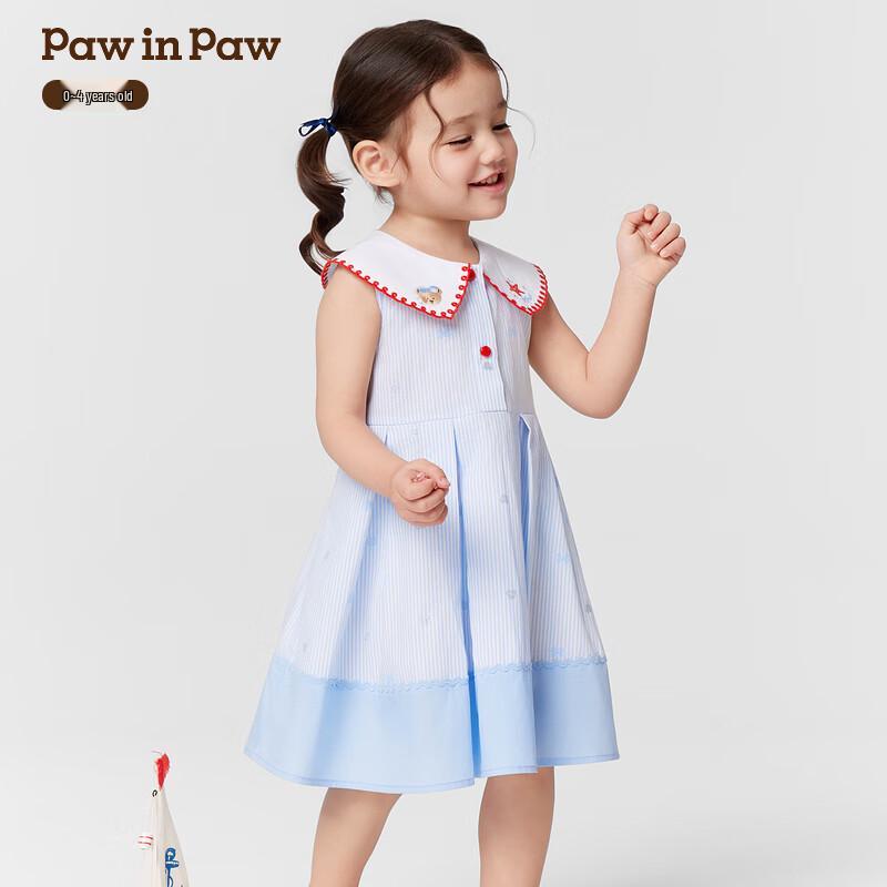 PawinPaw Мультяшный Медведь Платье-трапеция для Девочки 90