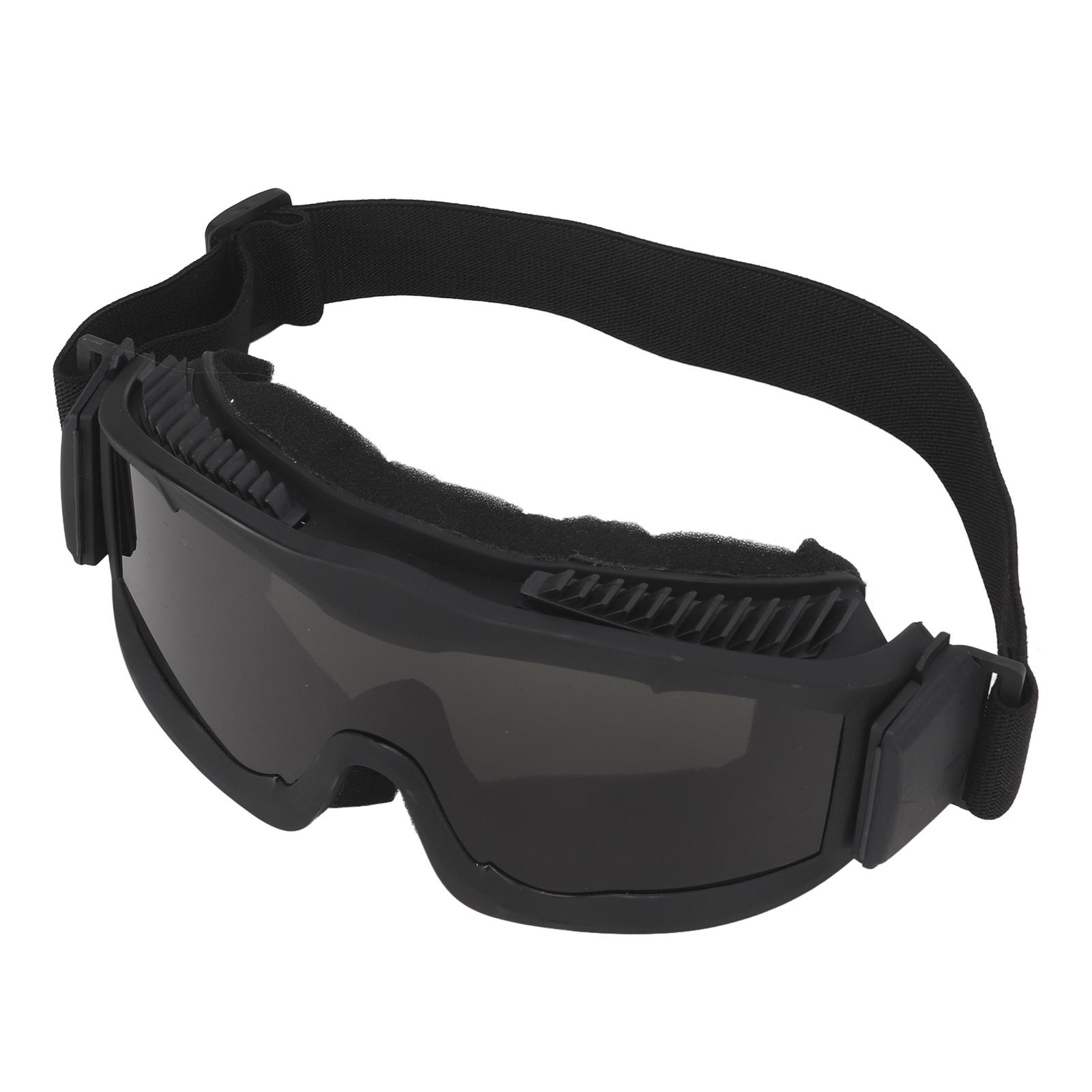 

Уличные очки Взрывозащитные защитные очки со сменными линзами для охоты, альпинизма чёрный