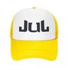 Custom Punk Unisex Jul Logo Trucker Hat Adult French Rapper Music Adjustable Baseball Cap for Unisex Women Sports Trucker Cap