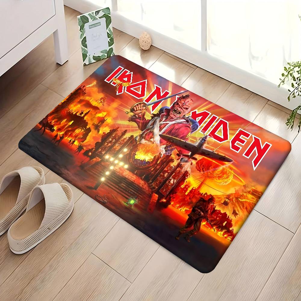 

I-iron Maiden Floor Mat Kids Room Bedroom Decoration Balcony Anti-Slip Doormat Living Room Welcome Rug 40x60 cm