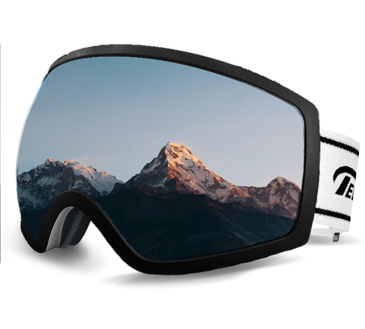 

Выпуск лыжных очков, совместимых с сноубордом Snow OTG Wide View Baseball UV400, шлем для сноуборда UV Large Ski Dustproof Weather [Adare] [Новый и