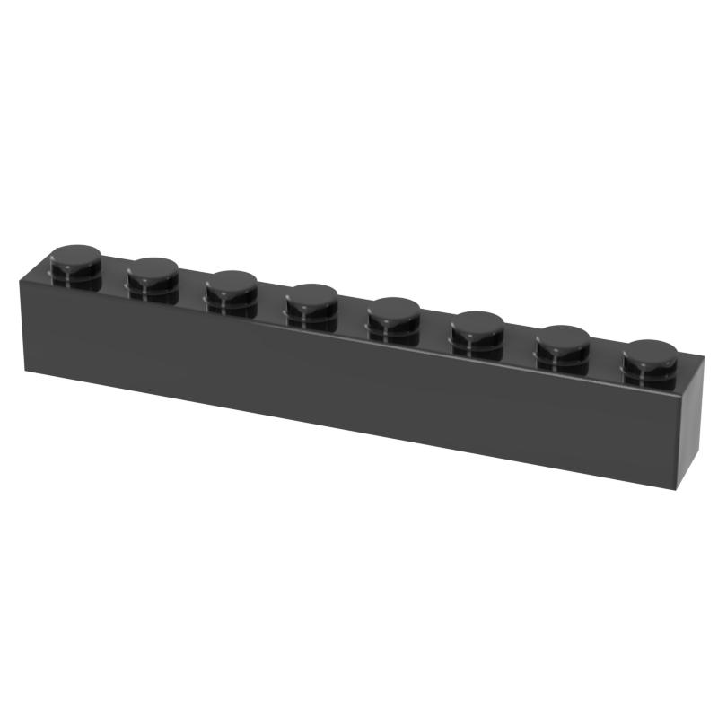 Non-Toxic [Funbrick] 10/30/50Pcs Thick Bricks 1X8 Dots 1*8 Dots Educational Creative Diy Building Blocks Compatible With 3008 Classic