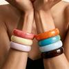 Round Shape Bangle Bracelet Resin Wrist Ornament New Wrist Band  Gift Pick