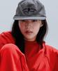 ANNEHEARTS Girl Emblem Short Brim Cap_Charcoal