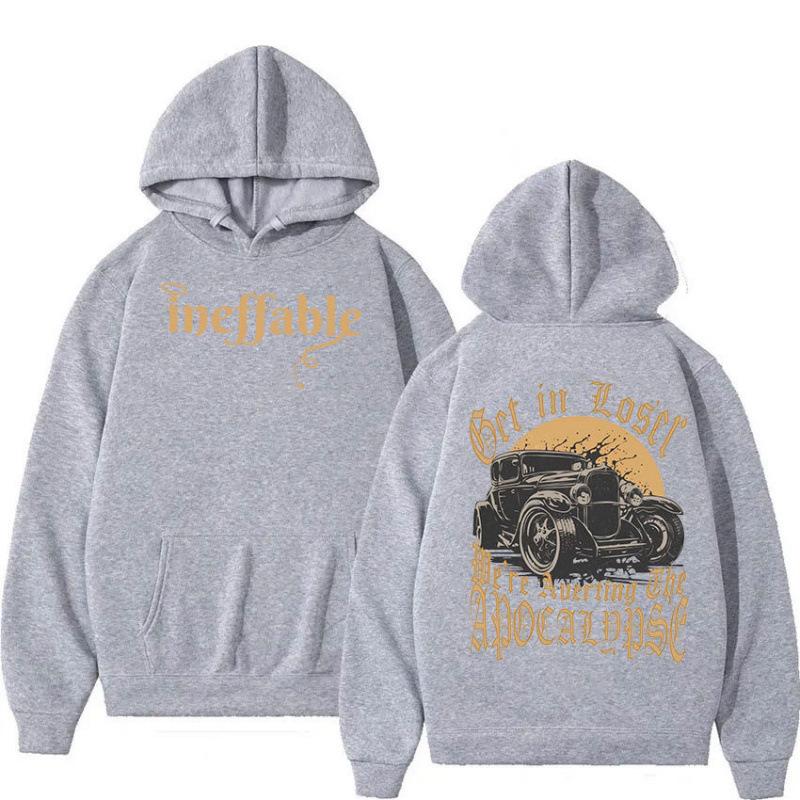Classic Movie Good Omens Graphic Hoodie Men Vint