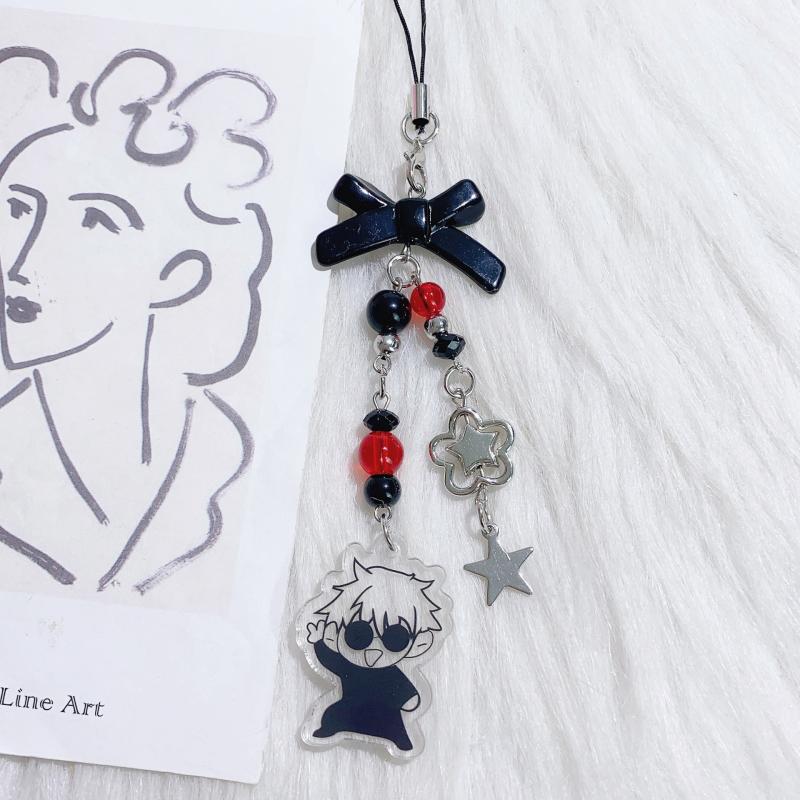 

Y2K Годзё Гето Аниме Периферия Цепочка для телефона Камера Украшение Подвеска для сумки Аксессуары