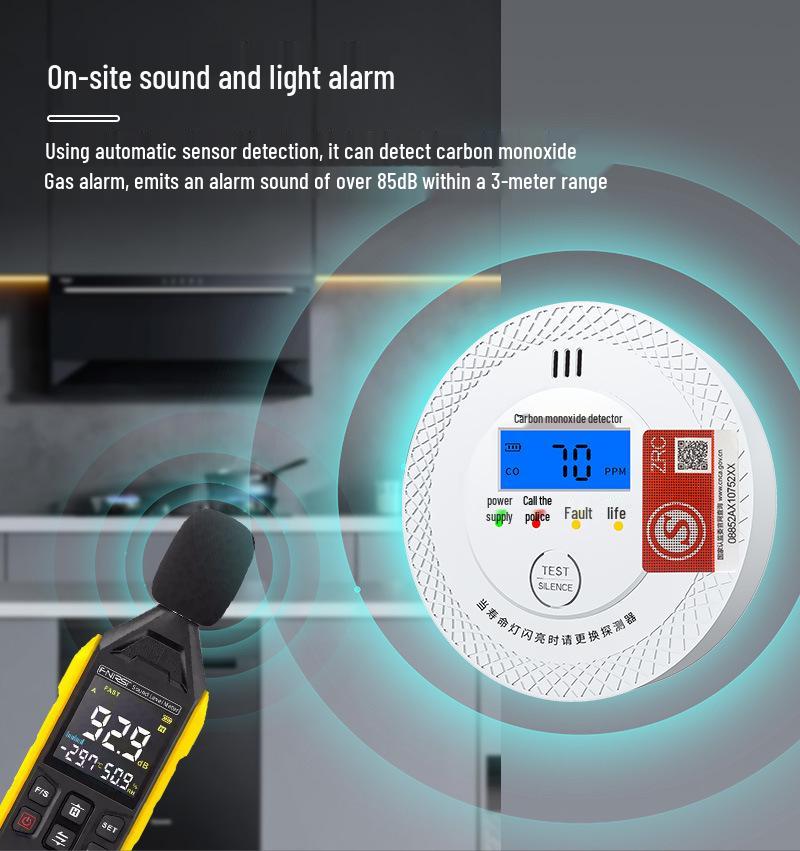 Carbon Monoxide Alarm: Indoor CO Detector for Fire Safety