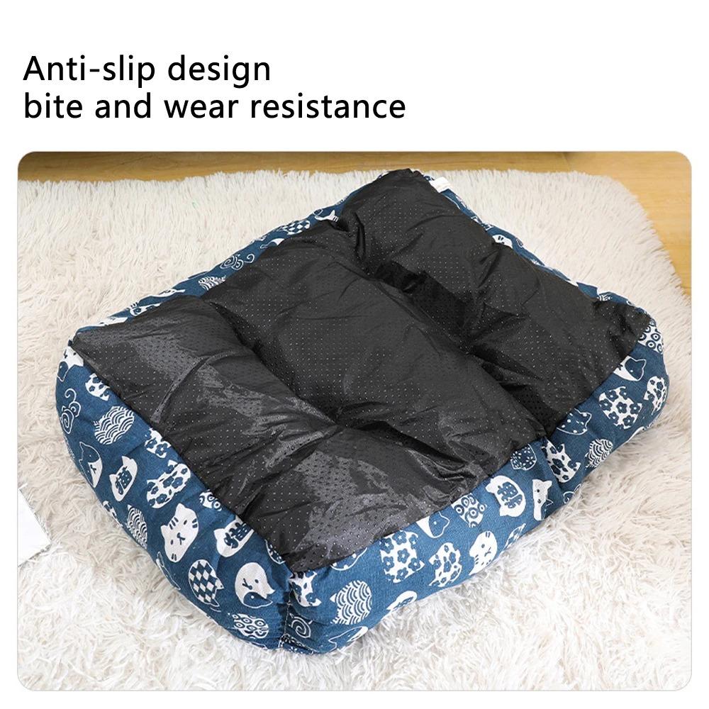 Square Pet Cat Dog Bed Large Cat Kennel Washable Cat Cushion Waterproof Mattress Pet Cushion Medium Large Dogs Pet Supplies