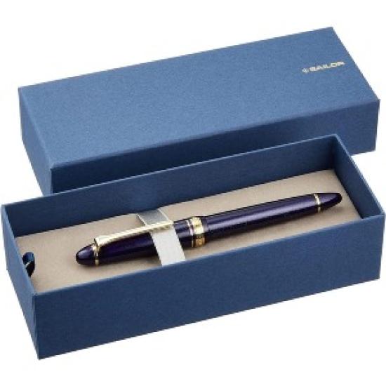 Sailor Profit Light Fountain Pen GT Shining Blue Broad Nib 11-1038-640 with Converter
