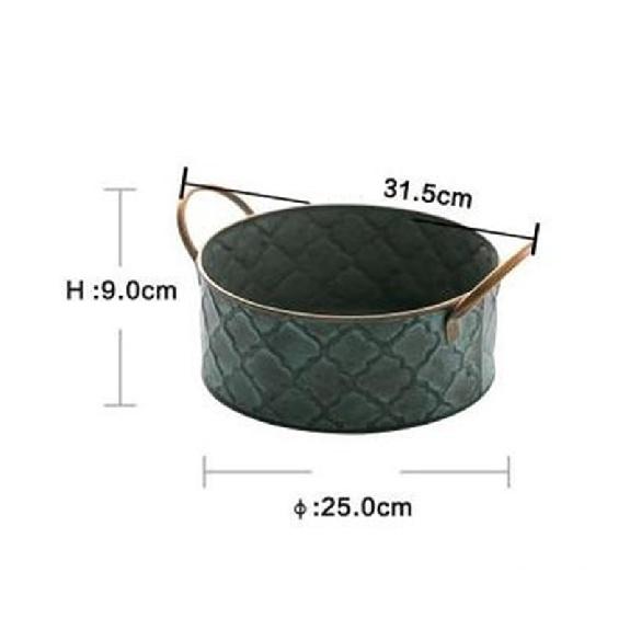 

Металлическая корзина для хранения хлеба, скандинавский винтажный элегантный органайзер для хранения еды, Декор, корзина с фруктами, домашний декор, Рождество 2