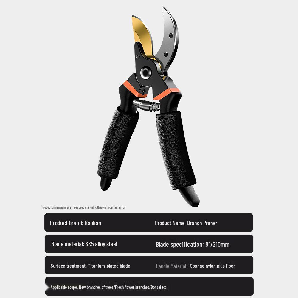 Baolian Labor-Saving Pruning Shears: Multifunctional Garden, Floral, and Fruit Tree Tools for Coarse Branches