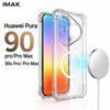 Husă Magnetică Pentru Huawei Pura 90 90s Pro Max Margine Ridicată Anti-Îngălbenire Protecție Cameră CA0003