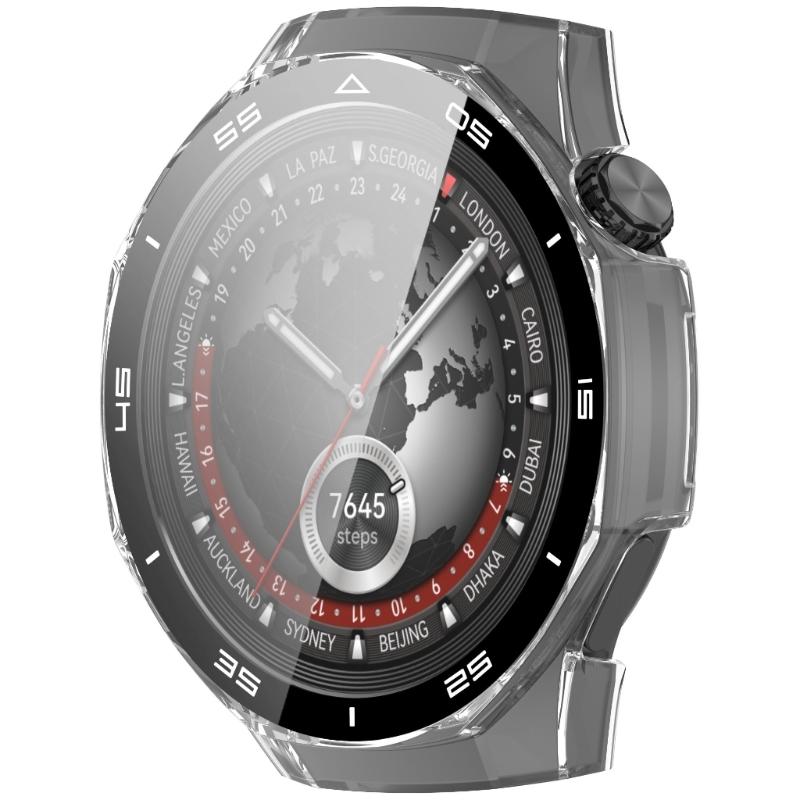 46mm Smartwatch Hard Case PC & Glass Watch Bumper Easy Installation Watch Protective Cover Simple To Use for Watch GT5