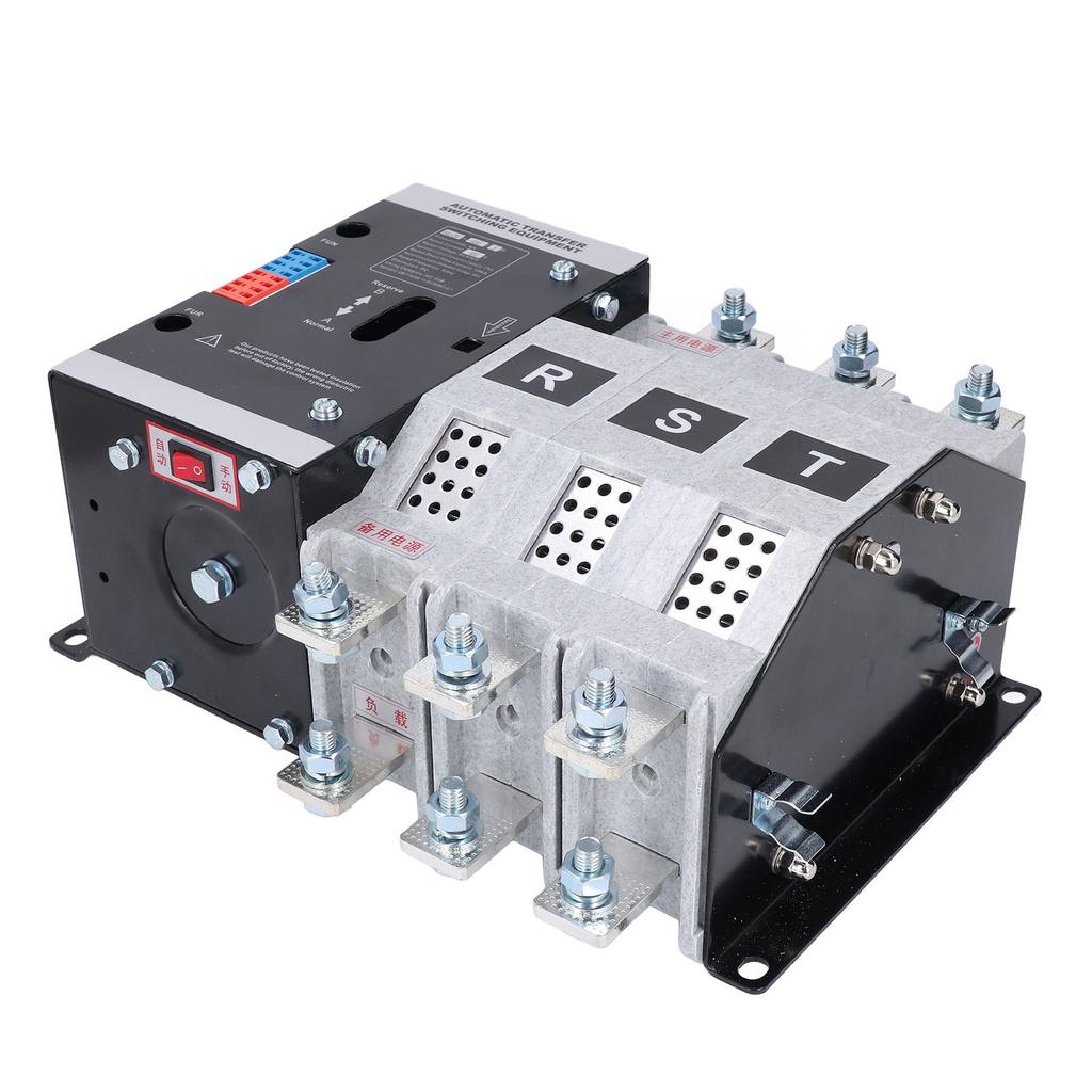 Dual Power Automatic Transfer Switch 3P 400A ATS Rapid Switching Generator Changeover Switch AC400V