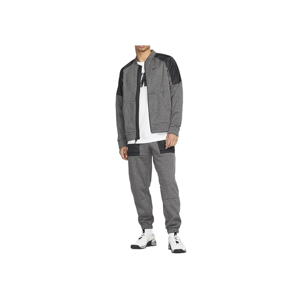 Nike FW22 Embroidered Zipper Long Sleeve Jacket Men jackets Gray DQ4853-071