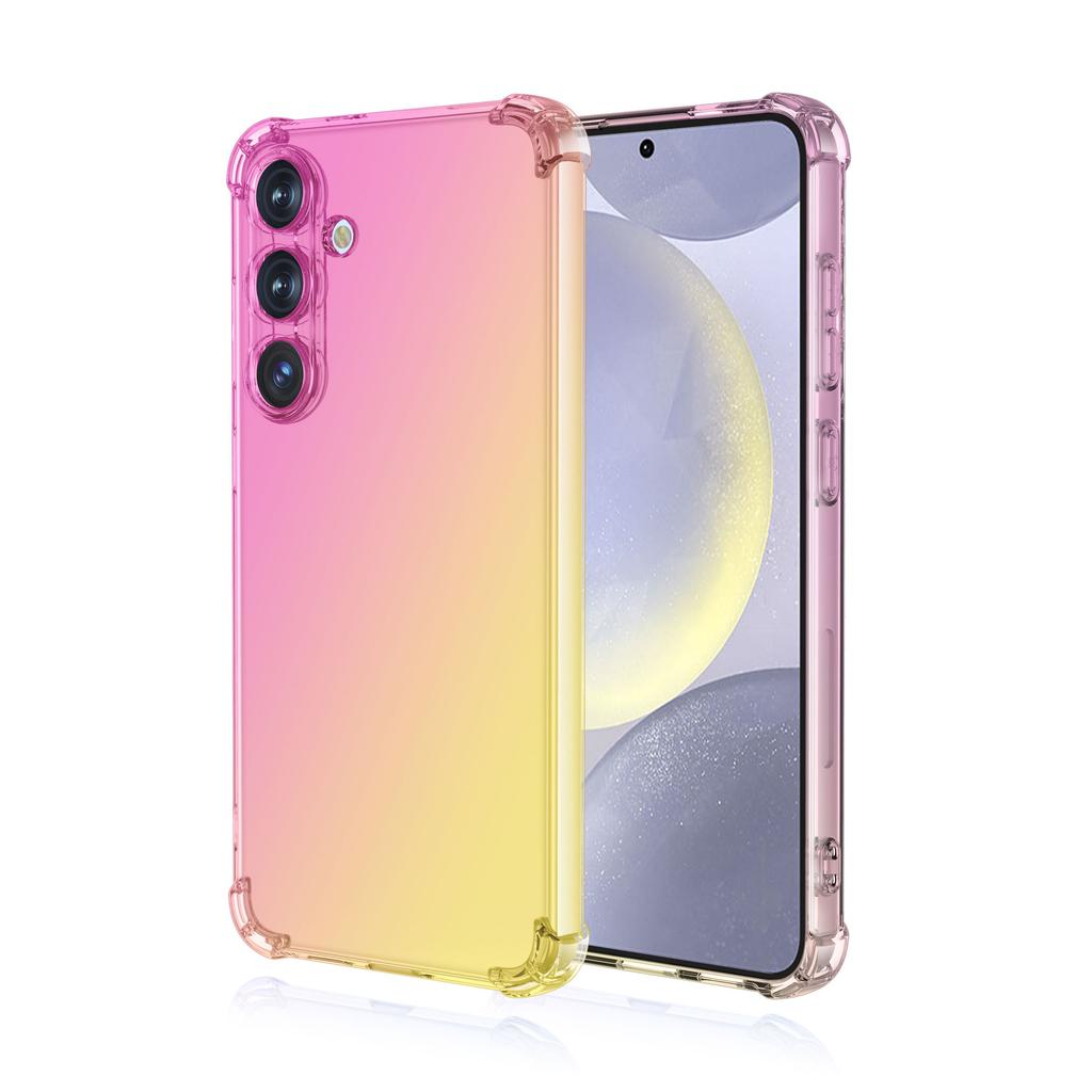 Samsung S25FE Mobile Phone Case GalaxyS24ultra Four Corner S24FE Anti-fall Case S22 Gradient Suitable