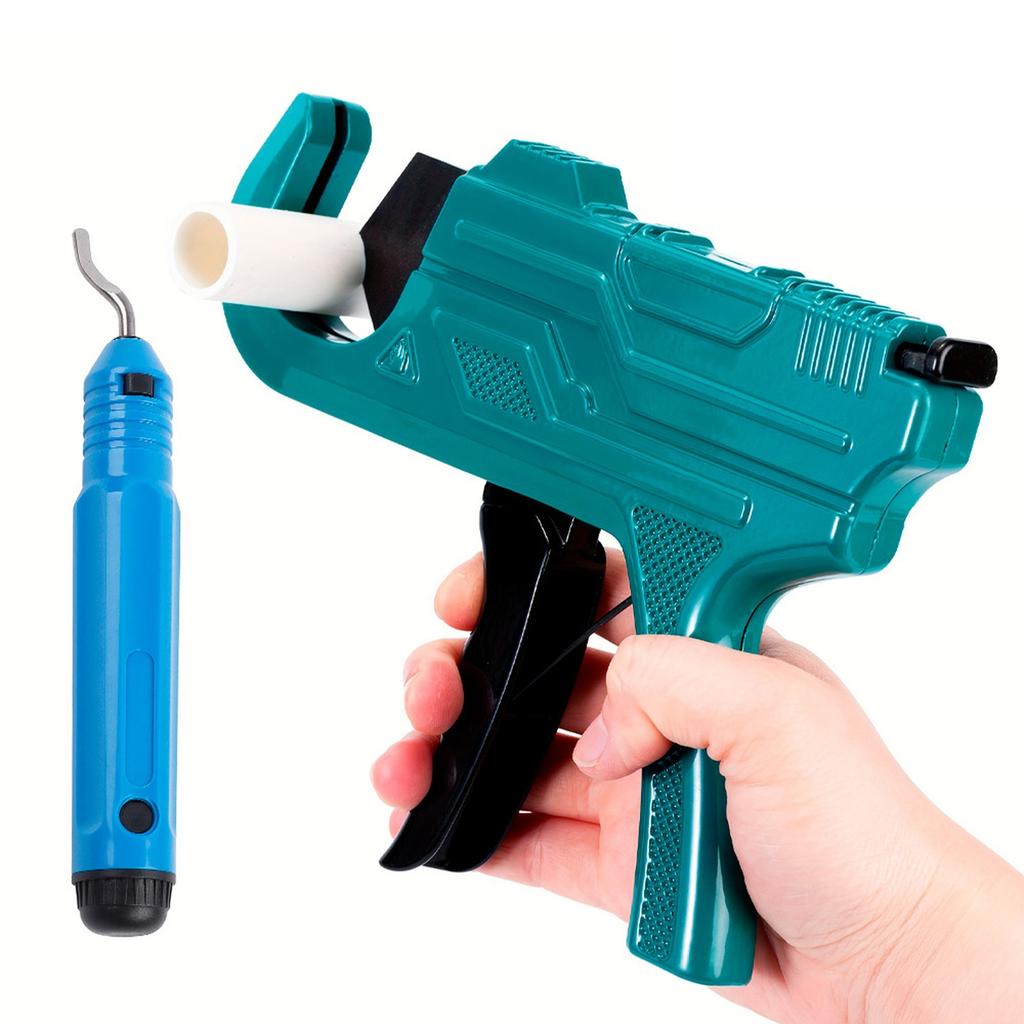 42mm Pipe Cutter Ratchet Pipe Cutter Cutting PE PVC PPR Plastic Rubber Pipe, With Deburring Tool, Home Cutting Tool