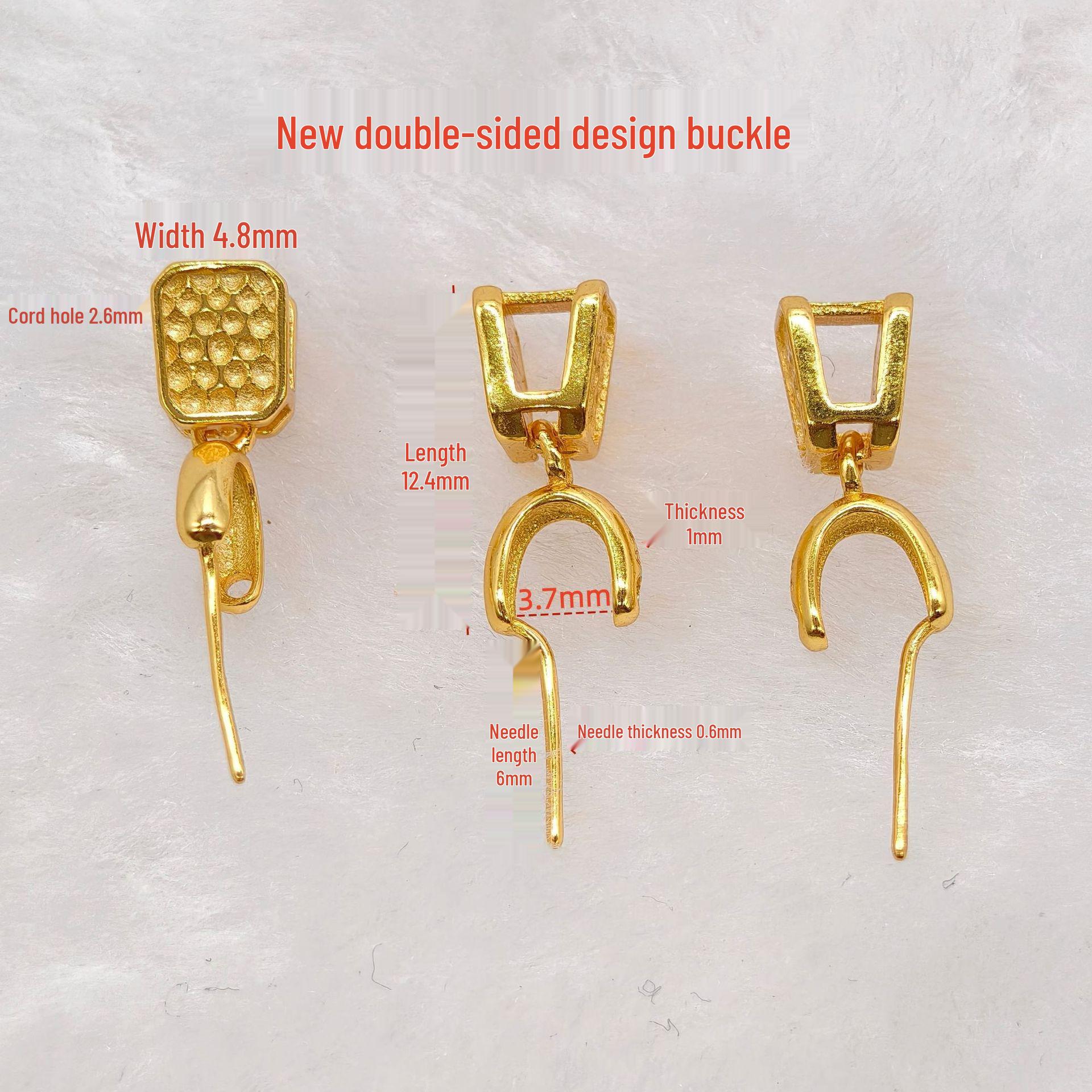 2025 Серебряный кулон Гуаньинь Будда с нефритом и застежкой с покрытием 24-каратным золотом