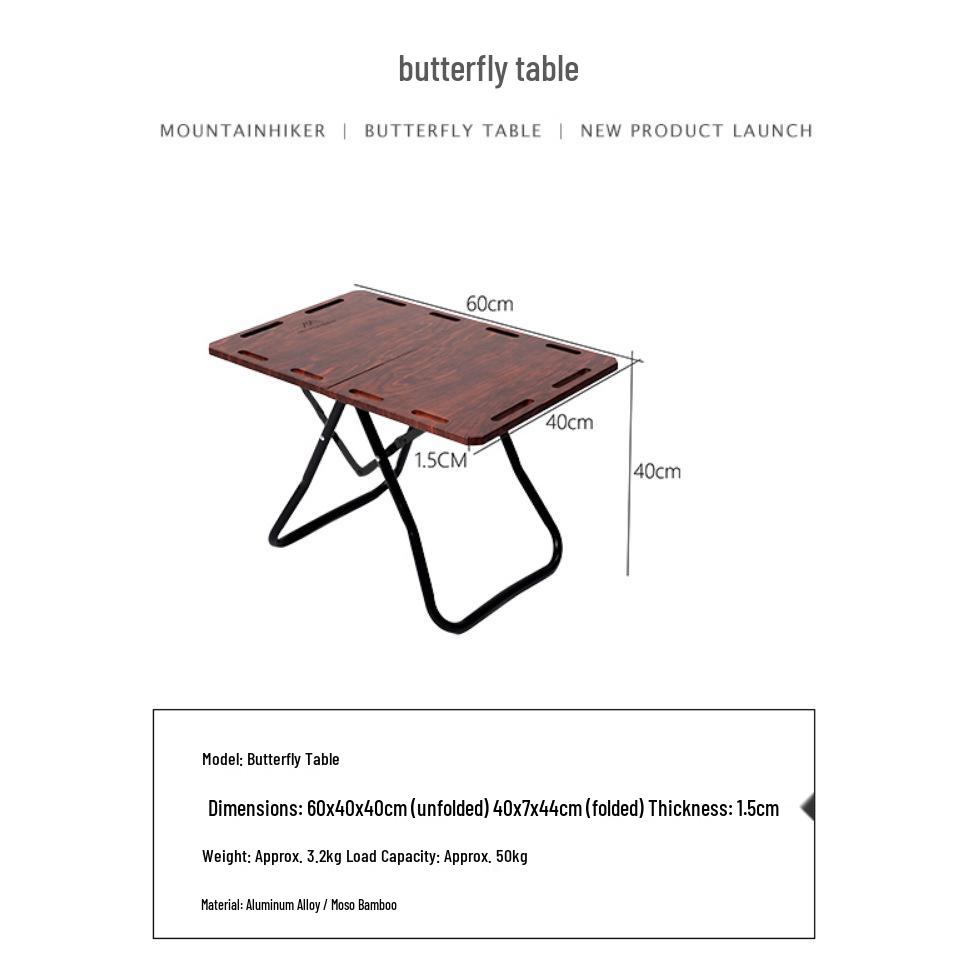 Nan Bamboo Portable Folding Outdoor Camping Table