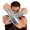 Shiny Metallic Knight Arm Guard Role Playing Cosplay Arm Cuff Medieval Bracers  Renaissance Party
