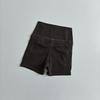 High-Waist Yoga & Cycling Shorts with Pocket - No Line, Peach Lift Design for Women