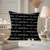 Fashion M-Mary Quant Cushion Cover Anti-dustmite Pillowcase Invisible Zipper Silky Short Plush Sofa Cushion Cover