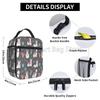 Cute Alpaca Llama Portable Thermal Lunch Bag Insulated Lunch Box Reusable Cooler Totes for Women Boys Girls Work Picnic Camping
