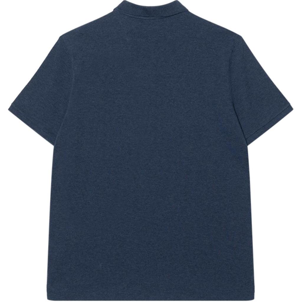 Polo Ralph Lauren Ss23 Solid Color Logo Embroidered Half Button Short Sleeve Polo Shirt Men Tops Navy-Blue 710794275-041