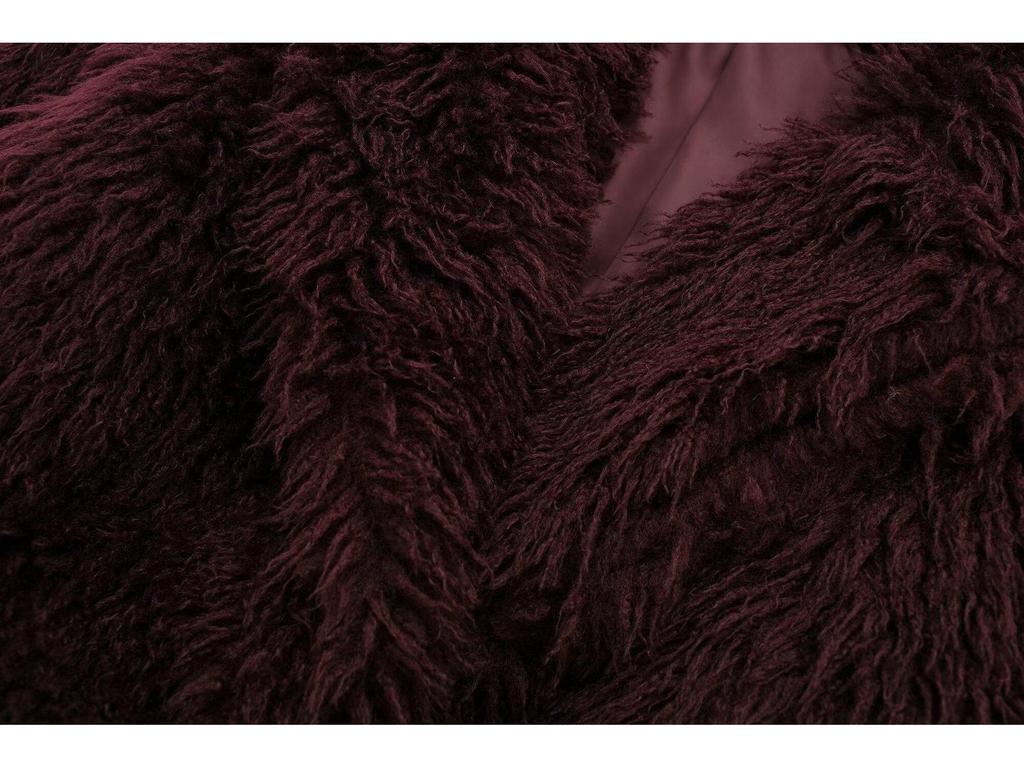 2023 Autumn Women's Solid Color Lapel Fur Short Jacket - Fashionable and Versatile